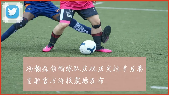 杨瀚森领衔球队庆祝历史性季后赛首胜官方海报震撼发布